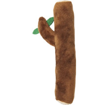 Klösträd för katter i form av en trädstam med löv.