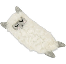 Sovmask med fårdesign och fluffig yta