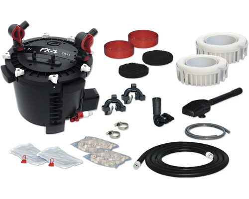 Fluval FX4 akvariefilter med tillbehör