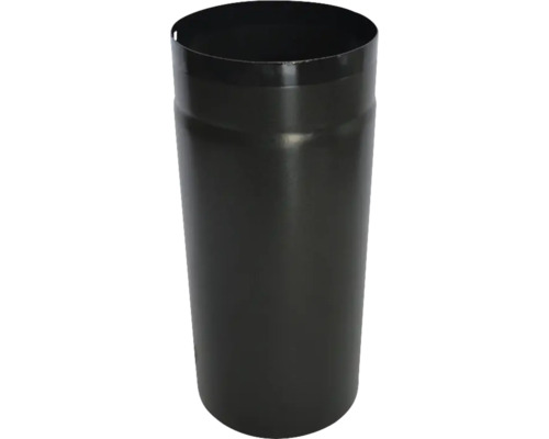 Emaljerat Rökrör NSP anslutningsrör ∅130mm längd 150mm svart Rökrör