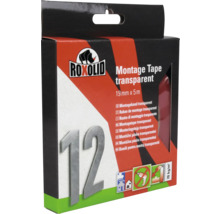 Roxolid Monteringstejp transparent 19 mm x 5 m