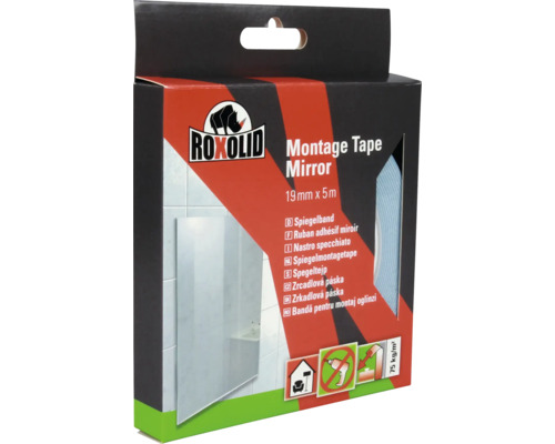 Roxolid Monteringstejp spegel 19 mm x 5 m förpackning