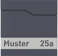 Husnummerskylt exempel 25a