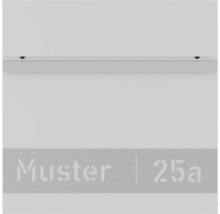 Brevlåda med inskriptionen Muster 25a