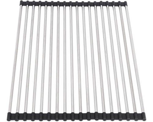 Diskställ i rostfritt stål med silikonbeläggning