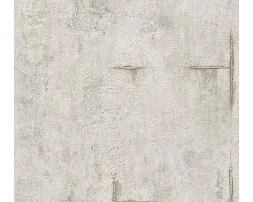 Tapet i betonglook med detaljer av armeringsjärn