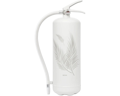 Brandsläckare NEXA 6kg Palmblad 43A 233BC Brandsläckare med fjädermotiv och Nexa-logotyp