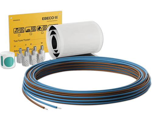 Ebeco värmekabel installationssats med tillbehör