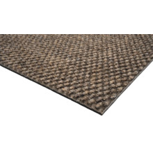 Detaljvy av en dörrmatta av textilmaterial