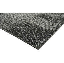 Närbild av en grå matta.