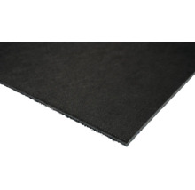 Svart byggskyddsmatta för användning inom byggnation.