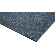 Närbild av en blå nålfiltsmatta