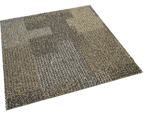 Fyrkantig textilplatta med melerad yta