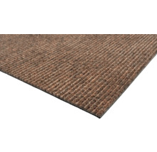 Brun matta med ribbad struktur.