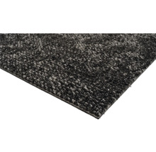 Närbild av en grå matta.