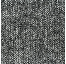 Närbild av en grå heltäckningsmatta.