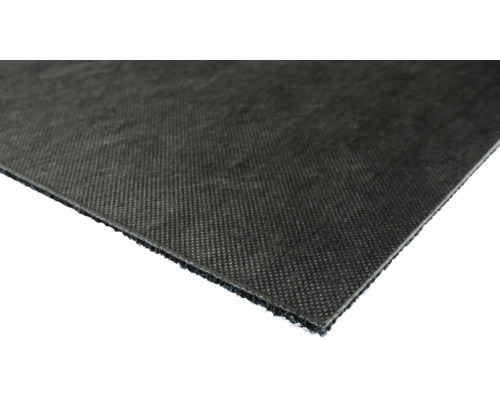 Detaljvy av en svart byggpresenning