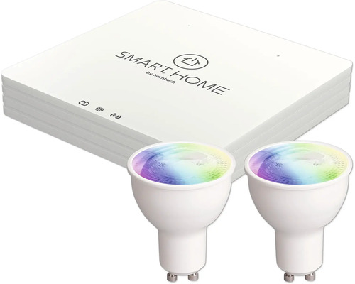 Smart Home Gateway med två lampor