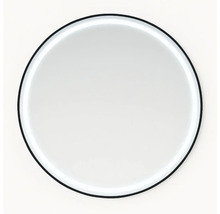 Rund spegel med smal ram