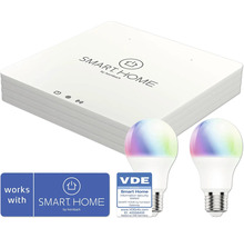 Smart Home Gateway med två LED-lampor