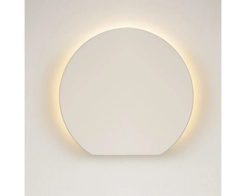 Spegel med belysning CORDIA Zen Line 80x75cm med touchsensor LED IP44 Rund vägglampa med indirekt belysning