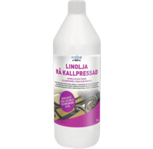 Flaska kallpressad linolja från Fixor by Nitor, 1 liter, för träimpregnering