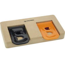 Intelligensleksak för hundar av trä med två reglage