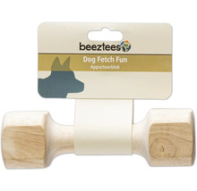 Apportblock i trä för hundar, Beeztees logotyp