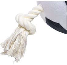 Hundleksak med knut av rep