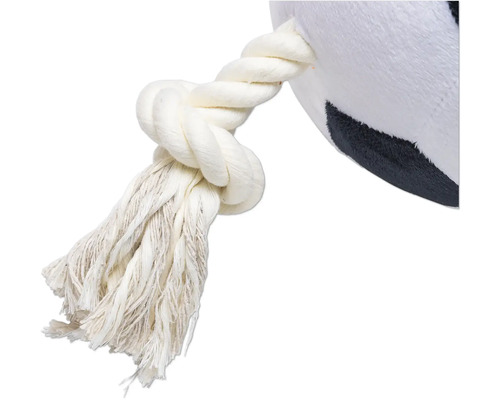 Hundleksak med knut av rep