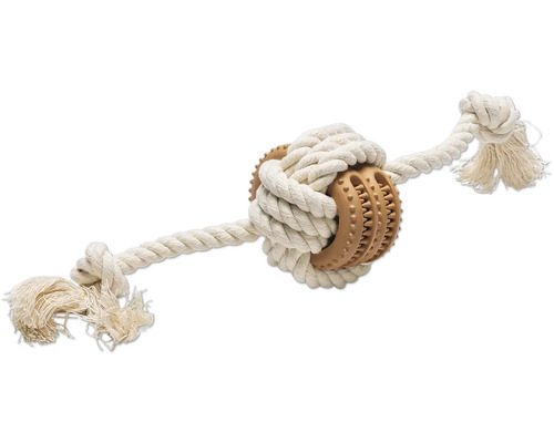 Hundleksak BEEZTEES Dental repknut Puppy ca 30x8,8x 8,8cm Hundleksak av rep och plast