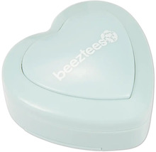 Hjärtformad ask med Beeztees logotyp