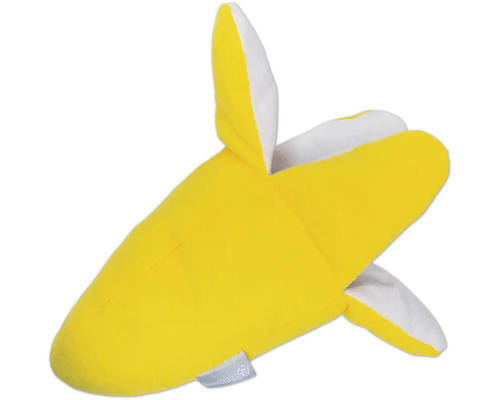 Gul bananplyschleksak för husdjur