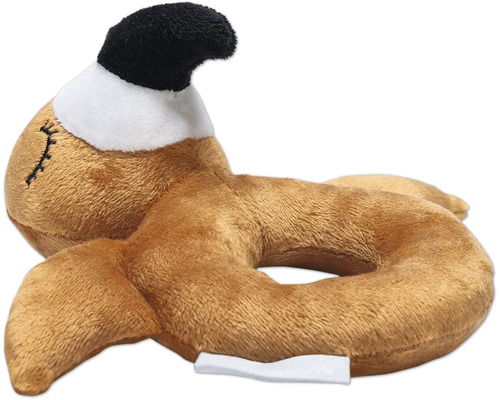 Mjukdjur vessla med svart huvud och krage