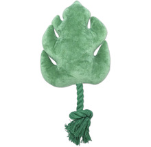 Hundleksak i form av ett blad med rep