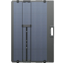 Hopfällt solpanel för elproduktion med bärhandtag