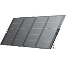 Vikbar solpanel för nätström