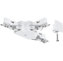 Hörnkontakt för strömskenor med skruv för belysningssystem