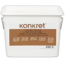 Konkret glasfibervävlim i hink
