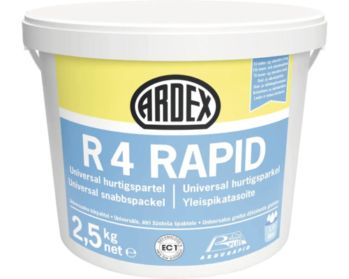 Ardex R4 Rapid Universalspackel, 2,5 kg hink