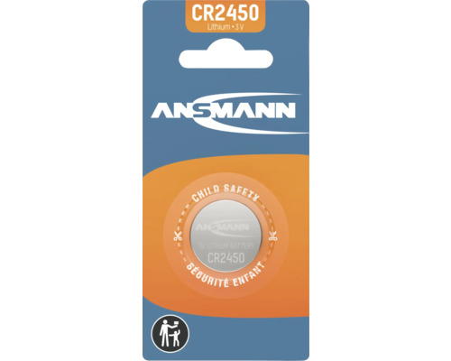 Ansmann CR2450 litium knappcellsbatteri 3V
