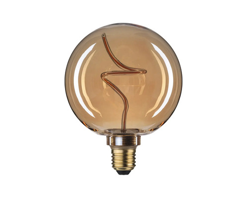 Dekorativ glödlampa med spiralformad glödtråd