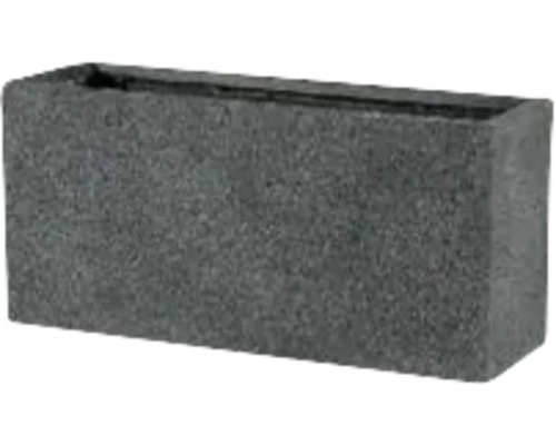 Rektangulär blomlåda av sten