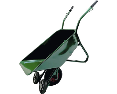 Murbrukskärra HÖRBY BRUK B35 asfalt Grön skottkärra med tre hjul för trädgårdsarbete