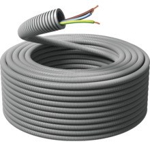 Rullad, flexibel elinstallationsrör med kablar