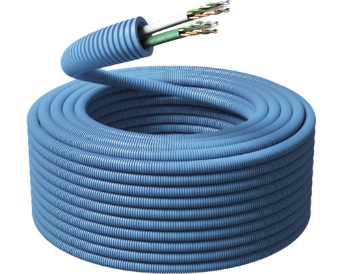 Flexrör PMFLEX 16/2C6 U/UTP R100 Rullad flexibel elinstallationsslang med kablar