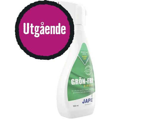 Grön-fri Direkt algborttagare i sprayflaska