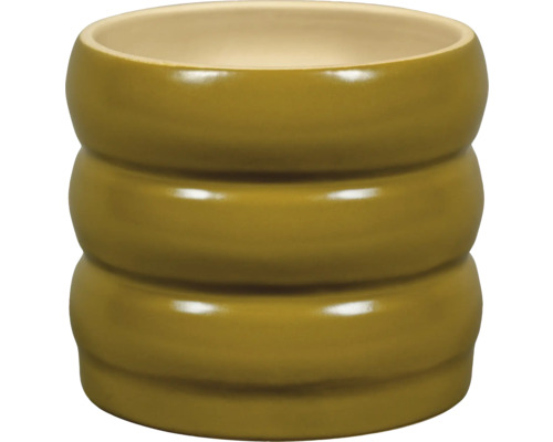 Blomkruka PASSION FOR POTTERY Burolo matt Ø15x13cm olivgrön Rund blomkruka av keramik