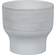 Dekorativ blomkruka med räfflat mönster