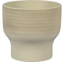 Blomkruka av keramik med räfflad design